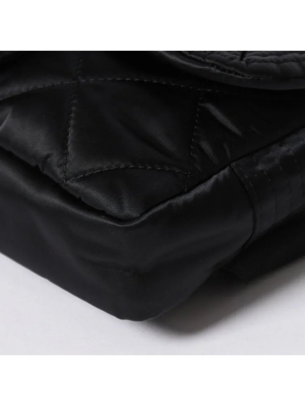 Chanel Sports Line Waist Bag CC Logo Nylon Black Matte Silver